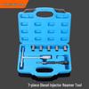 Diesel Injector Seat & Valve Cleaning Reamer Set: 6, 7, 11, 17 Pieces