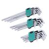 Kit de Chaves Estrela Torx com 9 Peças Chaves Allen Estendidas Conjunto de Chaves Hexagonais Chave de Fenda Estrela Dupla Extremidade Tipo L Flor de Ameixa