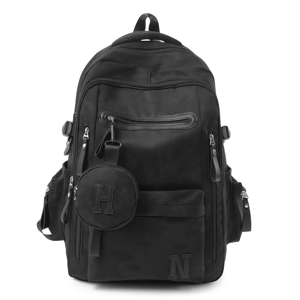 Schoolbag new schoolbag Korean version ins tooling trend couple casual backpack large capacity junior high school student backpack