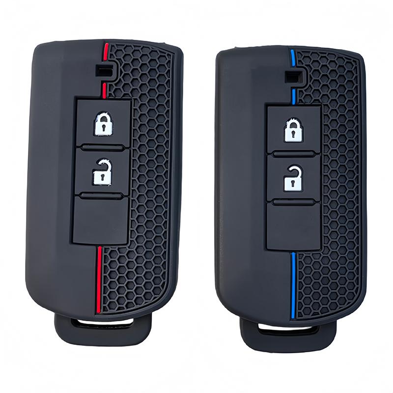 Silicone Car Key Case Cover Shell For Mitsubishi Xpander Outlander Asx Pajero Eclipse Cross Montero