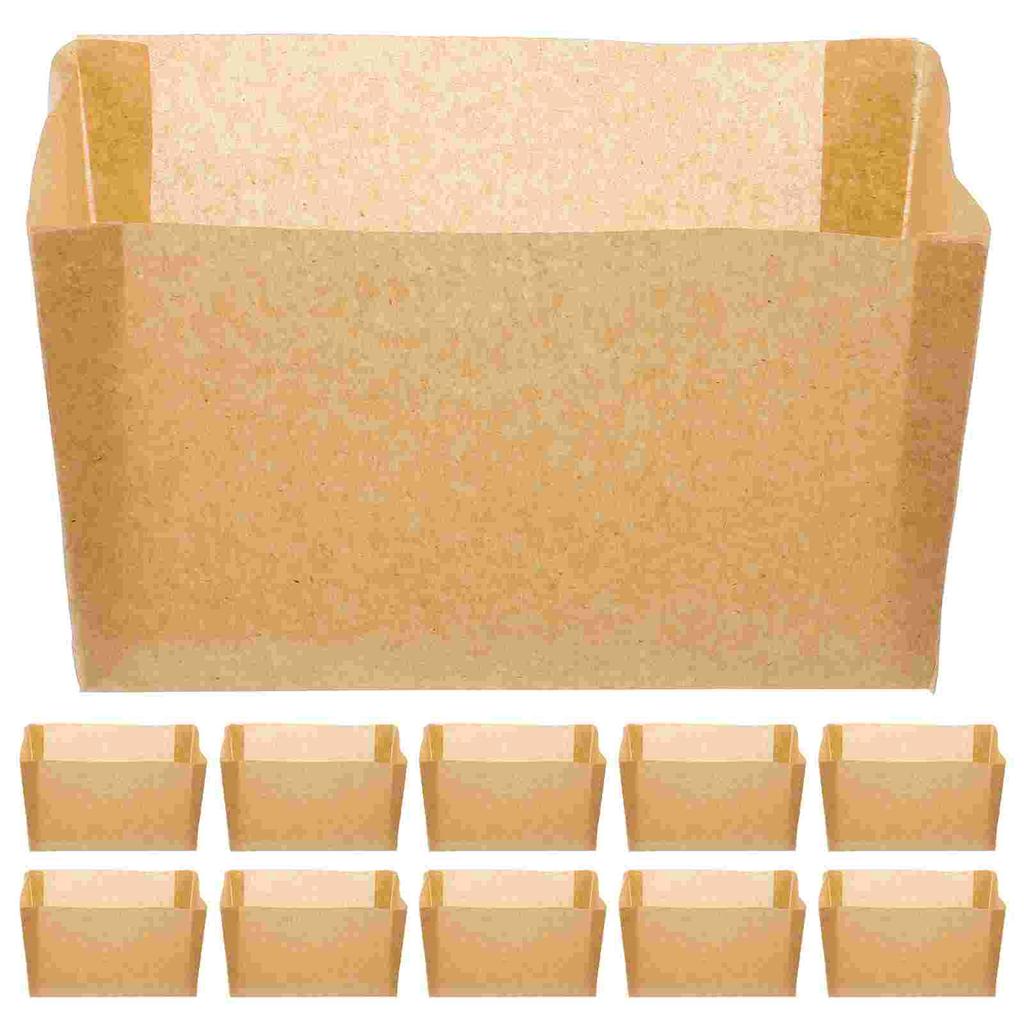 50 Pcs Air Fryer Saucepan Paper Toast Liners Wrappers Raw Wood Pulp Baking Cups