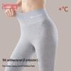 Tingmei Women's 10A Antibacterial Seamless Jelly Waist Cotton Thermal Pants