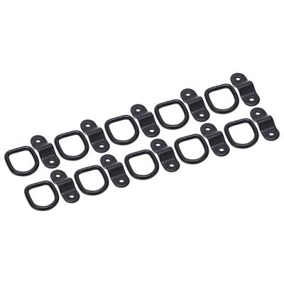 KIMISS Tie-Down Anchors, Set of 10, High Strength, Surface Mounted, D-Rings, For Securing Cargo,