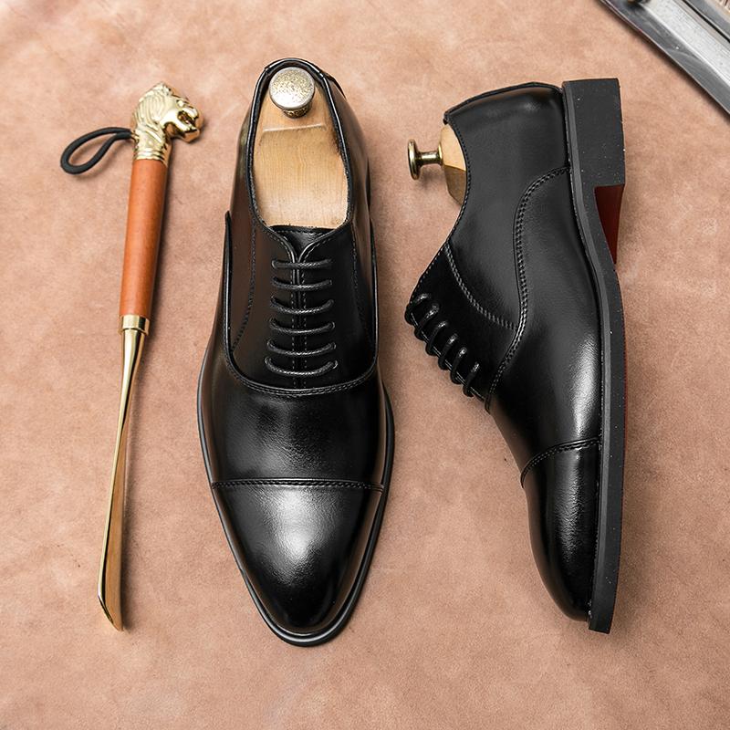 Buty Skórzane Męskie Skóra Naturalna Duży Rozmiar Buty Wysokiej Jakości Designerskie Buty Formalne Buty Codzienne Biznesowe