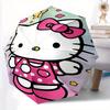 Hello Kitty & Butterfly Automatic Folding Cartoon Umbrella - 3 Folding Design, Vivid Cartoon Pattern, Suitable for Outdoor Activities, A Gift for Fans