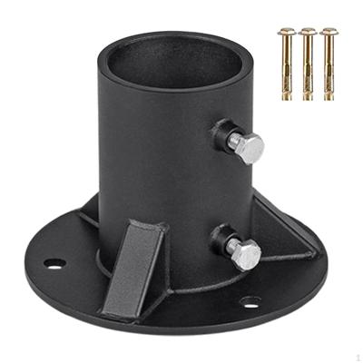 Base de poste para valla de eslabones de cadena para instalación de buzón