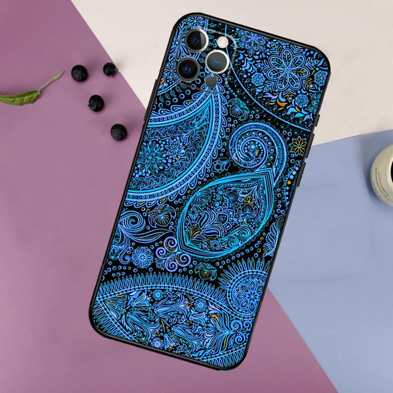 Paisley Pattern Phone Case For iPhone 17 16 15 14 11 12 13 Pro Max Plus 12 13 mini 16e 17 Air Bumper Cover
