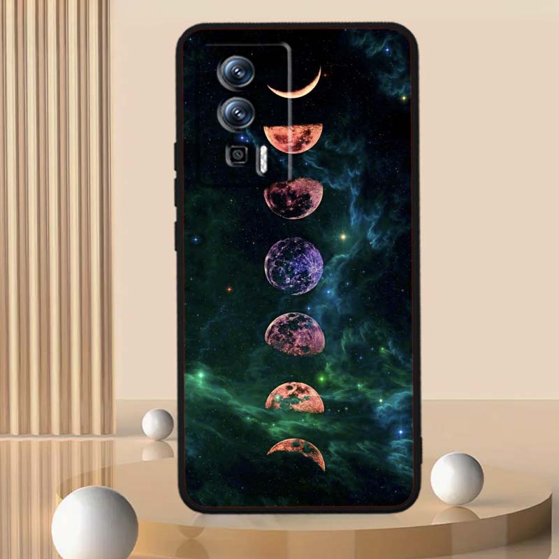 Cosmic Starry Sky Pattern For Xiaomi Redmi 12 13C 12C 13 10C 9T A2 9A 9C 7A Note 10S 8T 10 9 8 Pro 4G 5G Black Phone Case