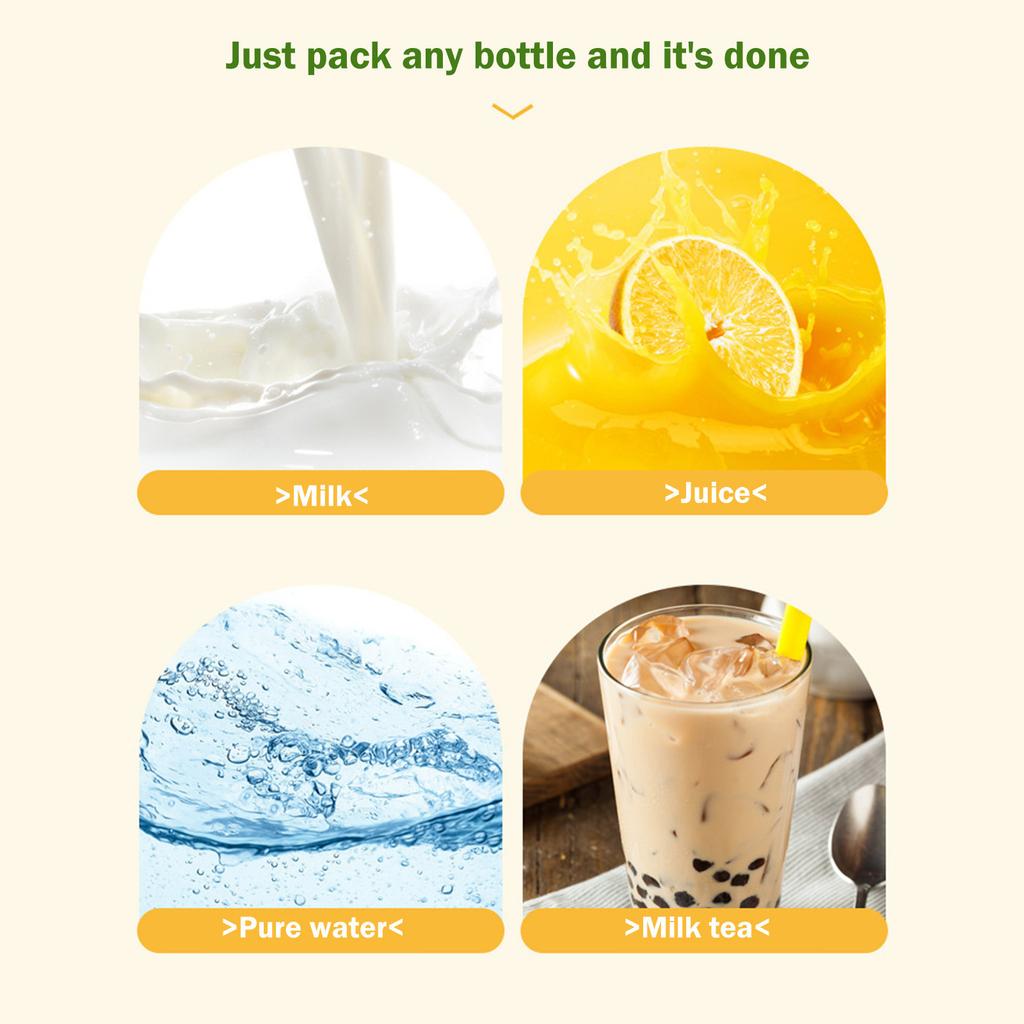 Jednorázová 38 Hrdlová Čtvercová Plastová Průhledná Láhev na Nápoje s Víčkem Láhev na Džus