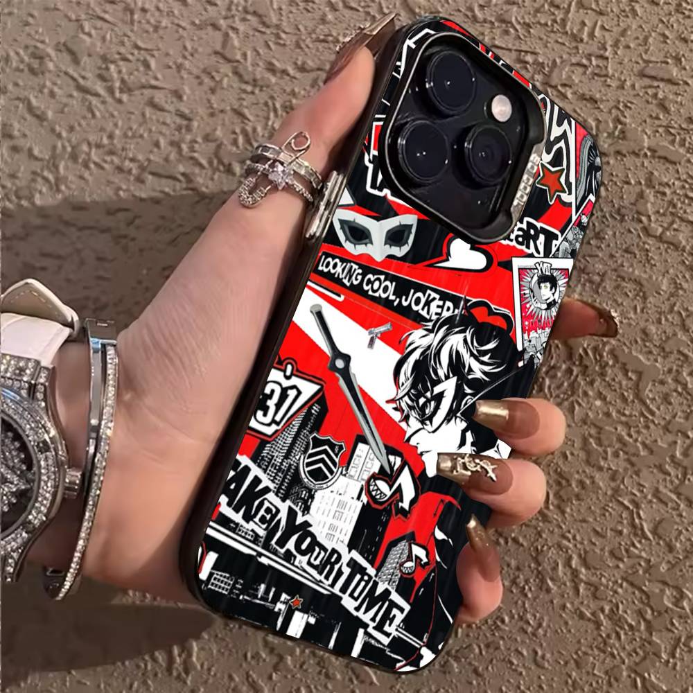 

P-Persona5 Joker Phone Case For iPhone 17,16,15,14,13,12,11,Pro,X,Xs,MAX,Plus TPU Soft To Skin-friendly Cover iPhone17Air