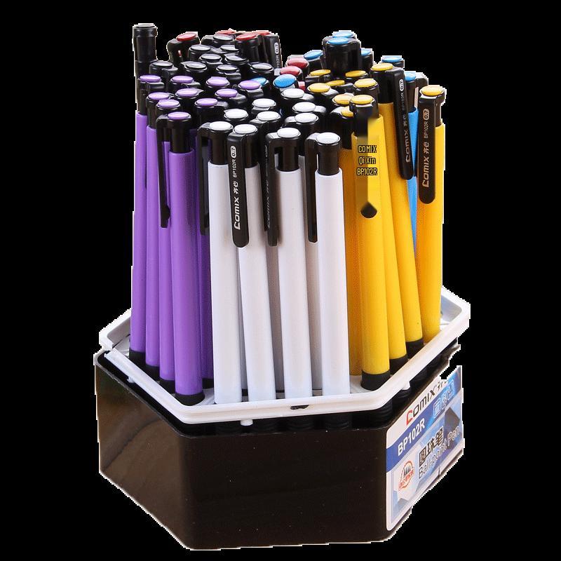 COMIX BP102R Anti-slip Retractable Ballpoint Pen 0.7mm