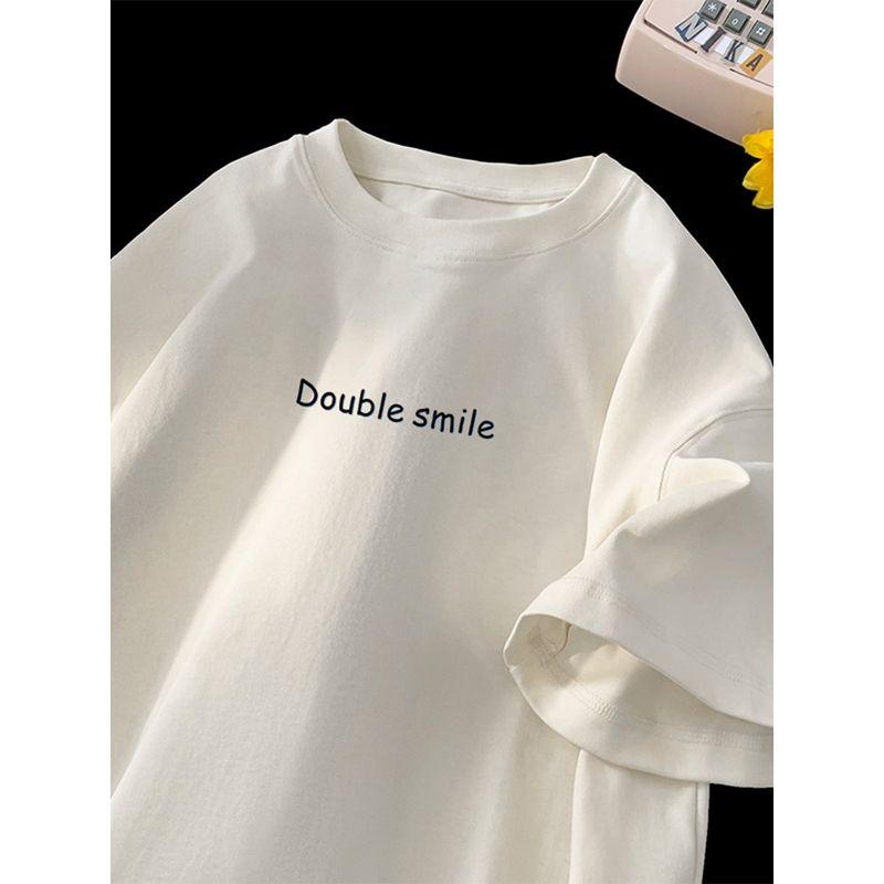 Dopamine Print T-Shirt for Men, Spring American Style Cleanfit Trendy Brand Short-Sleeve High Street Versatile Couple Casual Top