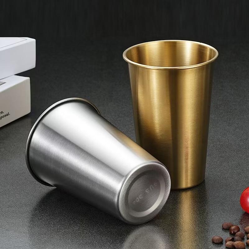 Mailang 304 Stainless Steel Rolled Edge Beer & Cold Beverage Cup