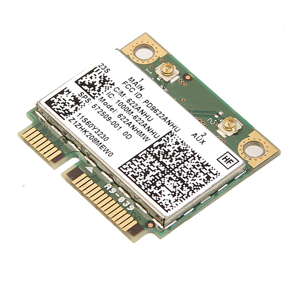6200 AGN PCI-E Half-Height Wireless Network Card - Dual-Band WiFi Adapter for PC/Desktop, High-Speed Wireless LAN