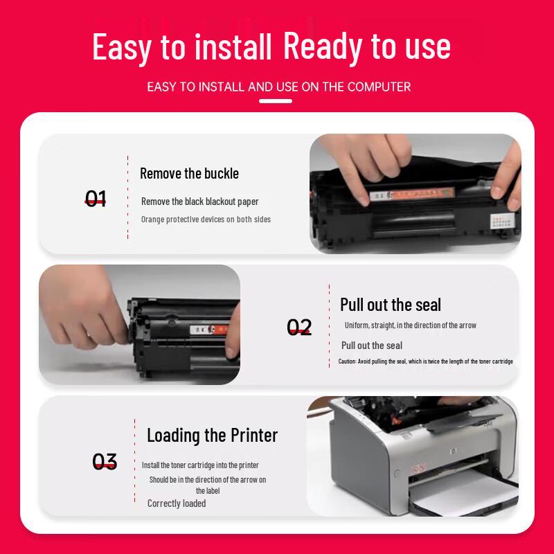 Compatible Q2612A Toner Cartridge for HP & Canon