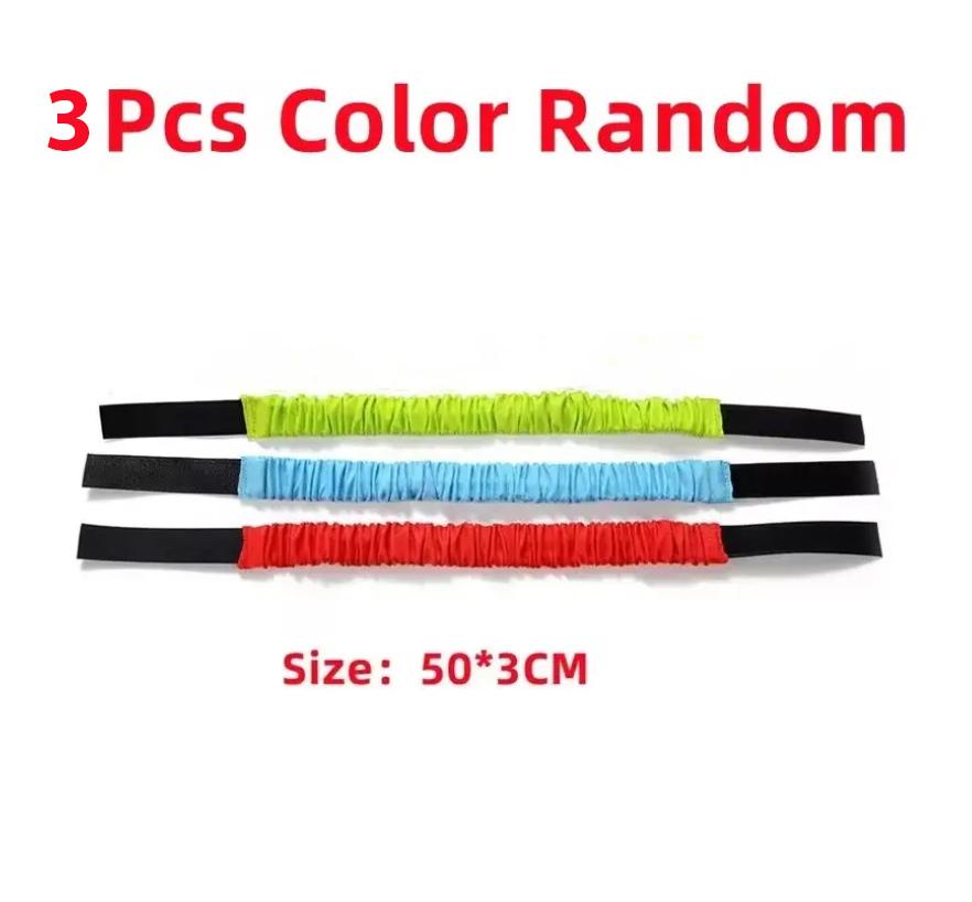 2-person 3-Foot Team Game Elastic Push Rod Multi Person Outdoor Sport Toy Foot Binding Rope Prop Game Elastic Band Collaboration