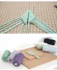 Macrame Braiding Square Pad: DIY Bracelet Weaving Tool, Soft Cork Board