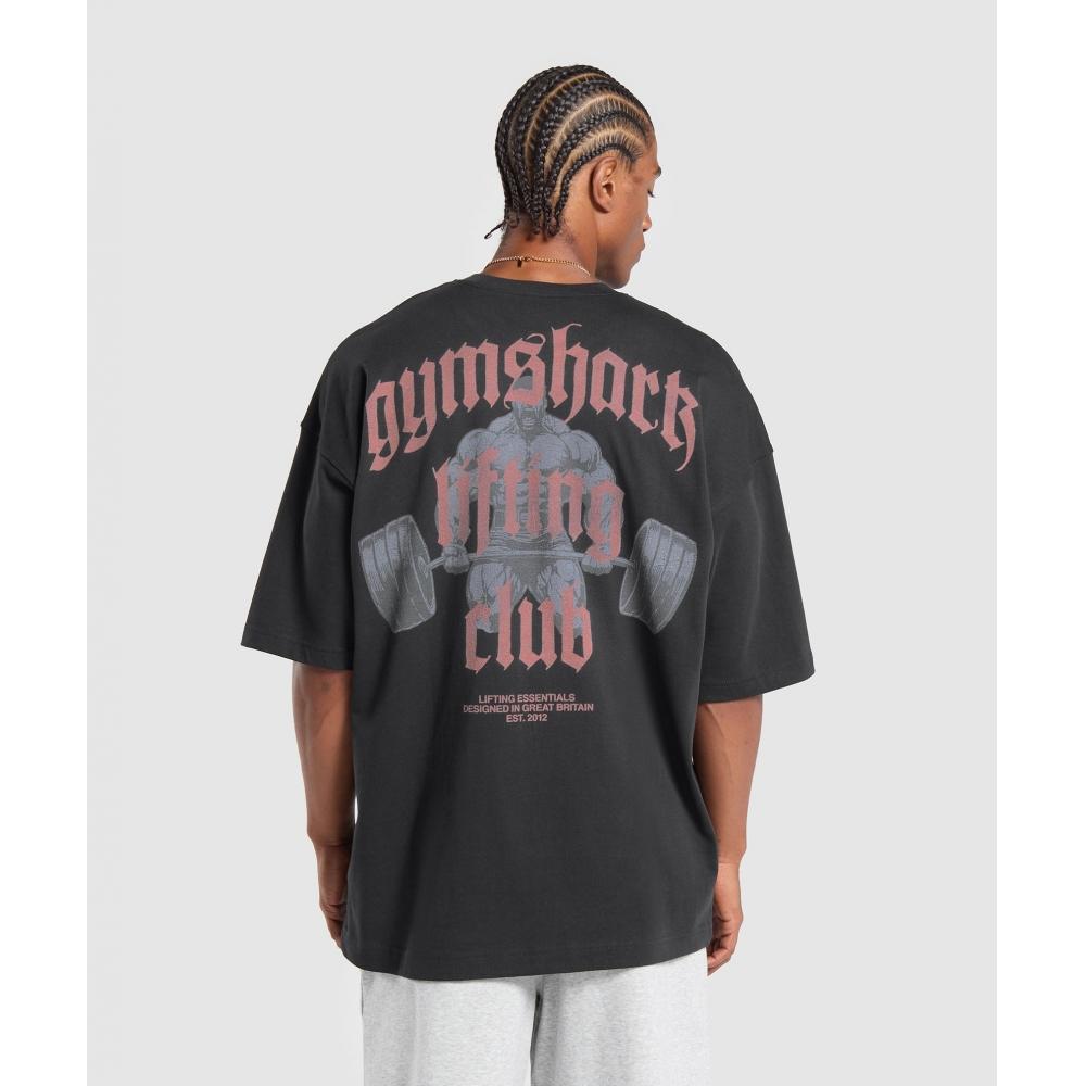 

Gymshark LifTing Club Graphic T shirT Black A2c4p Bb2j XS