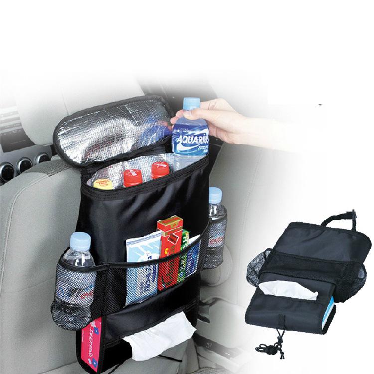 Car Ice Pack Multifunctional Insulated Seat Organizer Bag
