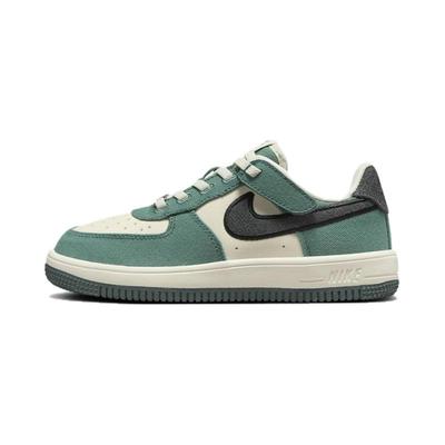 Air Force 1 Anti Slip Wear Resistant Low Top Kids' Skateboarding Shoes Green Brown Children Aged 3 7 Years Old Sneakers HJ4293-100