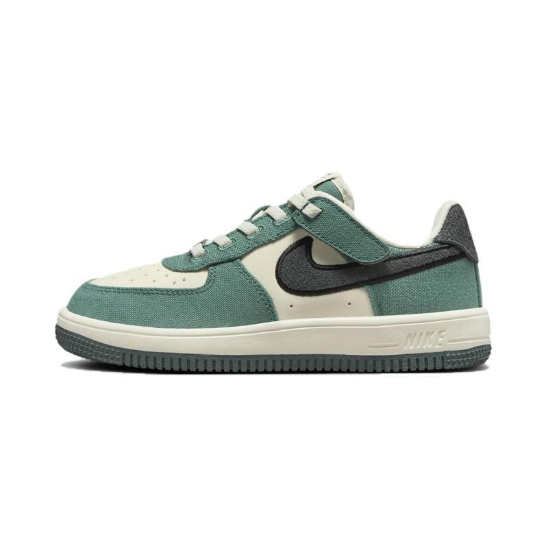 

Nike Air Force 1 Anti Slip Wear Resistant Low Top Kids Skateboarding Shoes Green Brown Children Aged 3 7 Years Old Sneakers HJ4293-100 35