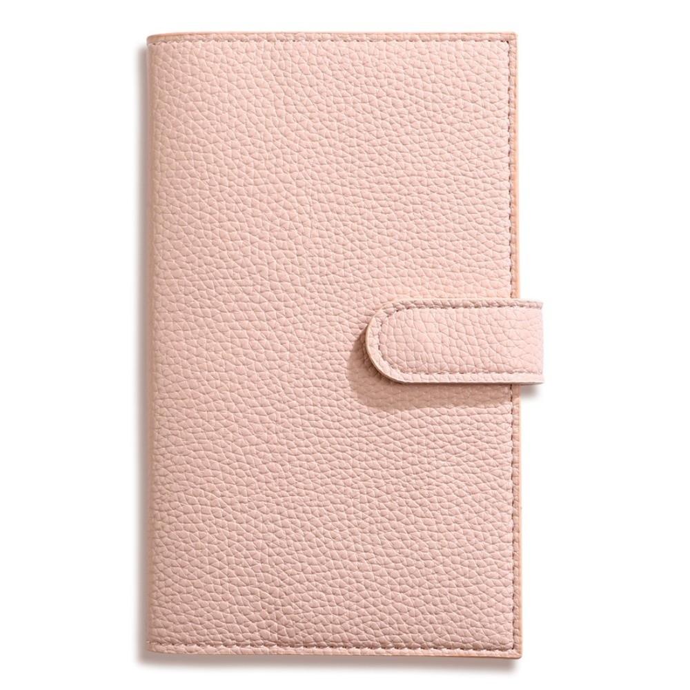 Exquisite Portable Notebook Litchi Leather Business Meeting Record Book Work Notepad  Office розовый