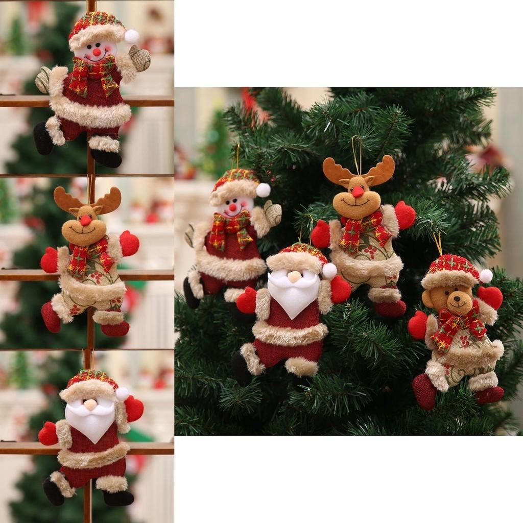 Păpuși de pluș încântătoare Moș Crăciun Om de Zăpadă Elan Urs Pentru Decorațiuni de Sărbători Magice