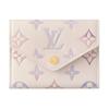 Aquarelle Brand Logo Watercolor Gradient Effect Leather Wallet Women Wallet Dreamy-Purple M25649