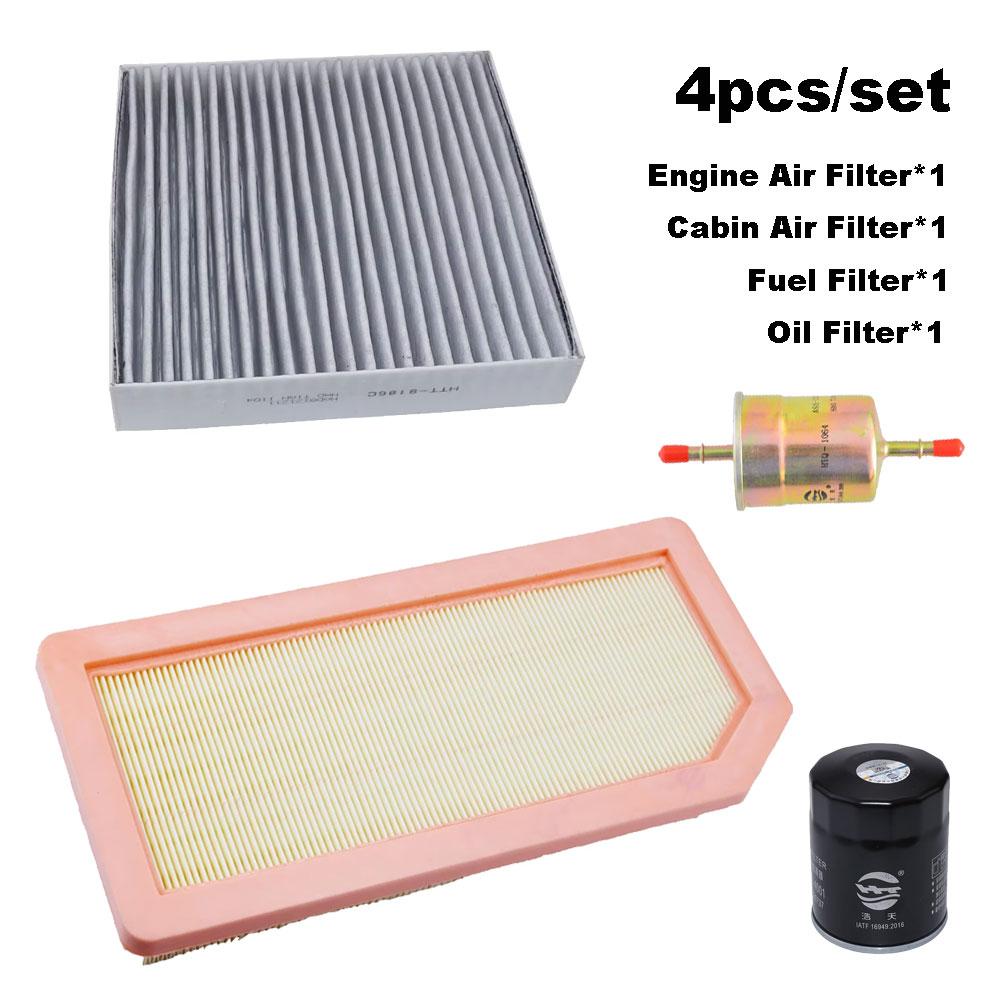 3-4pcs Filter Set For BYD Qin L Plus DM-i Hybrid 2024 2025 Seal 06 05 AC Interior Cabin Engine Air Oil Filter Kit Accessories