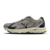 Mizuno Racer S Cny Comfortable Vintage Design Non-Slip Breathable Low-Top Running Shoes Unisex Sneaker Rock-Gray Dark-Blue D1GH223527