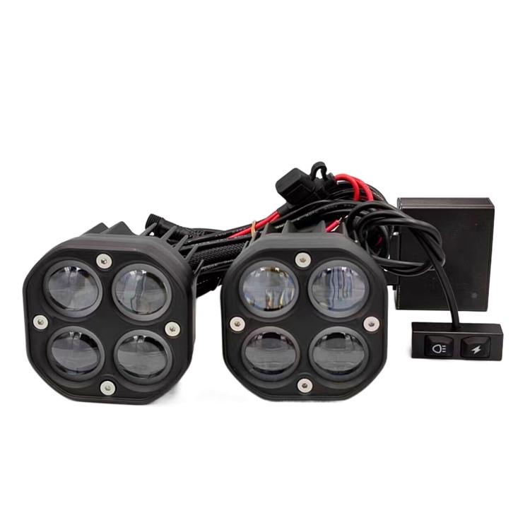 LED-ekstralys for terrengkjøretøy: Grenseoverskridende frontfanger- og taklys for biler og motorsykler