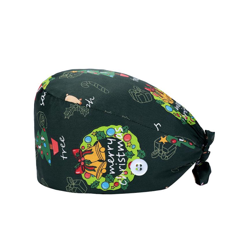 200 Kinds Adjustable Medical America National Pattern Cartoon Pet Hospital Heart Surgical Doctor Cap Surgeon Hat
