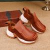 2025 Autumn Women's Luxury Slip-On Sneakers - Premium Cowhide Casual Shoes