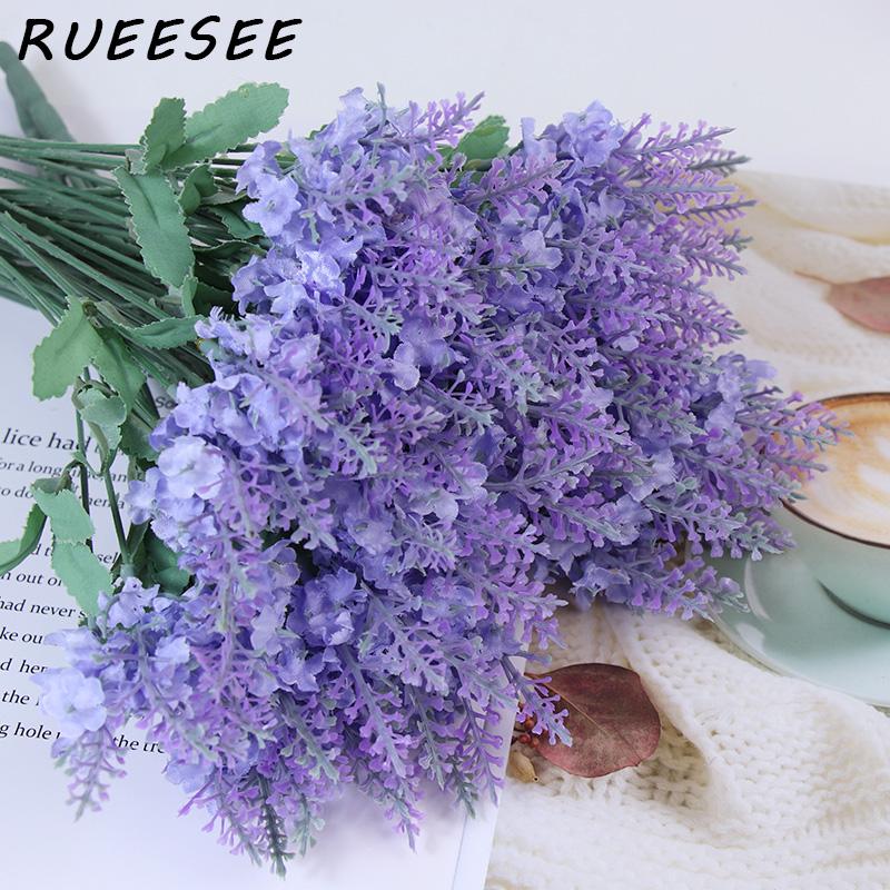 Umělé květiny Levandule odolná proti mrazu Gypsophila 6 stylů Romantický Valentýn Svatební dekorace Věčný květinový dárek