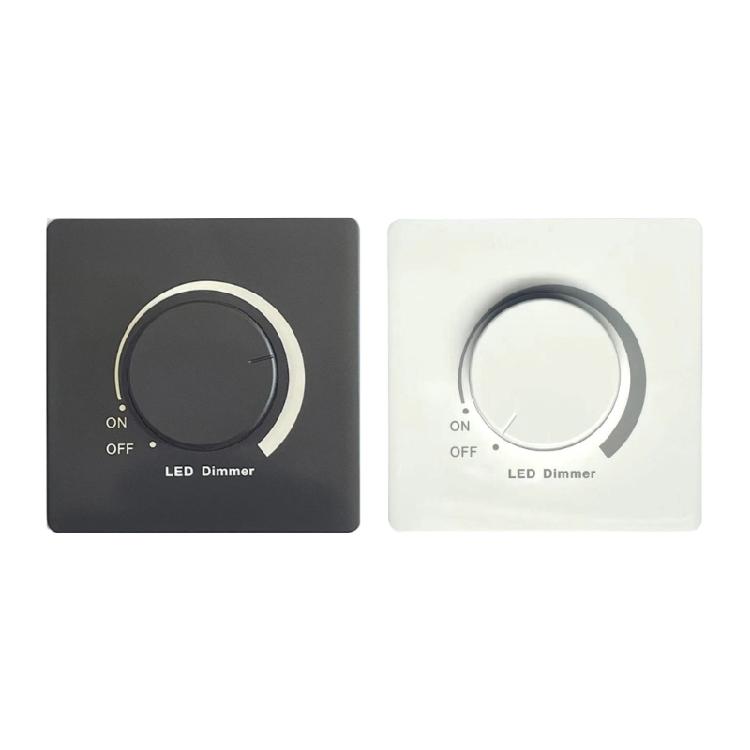300W LED Dimmer Switches Rotary Knob Dimmer Switches Dimmable Lighting Solution Adjustable Controller Easy to Use