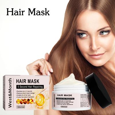 Maska do włosów Keratin Repair nawilża i naprawia rozdwojone końcówki włosów, aby poprawić farbowanie, zapobiegać oparzeniom, suchości i podrażnieniom