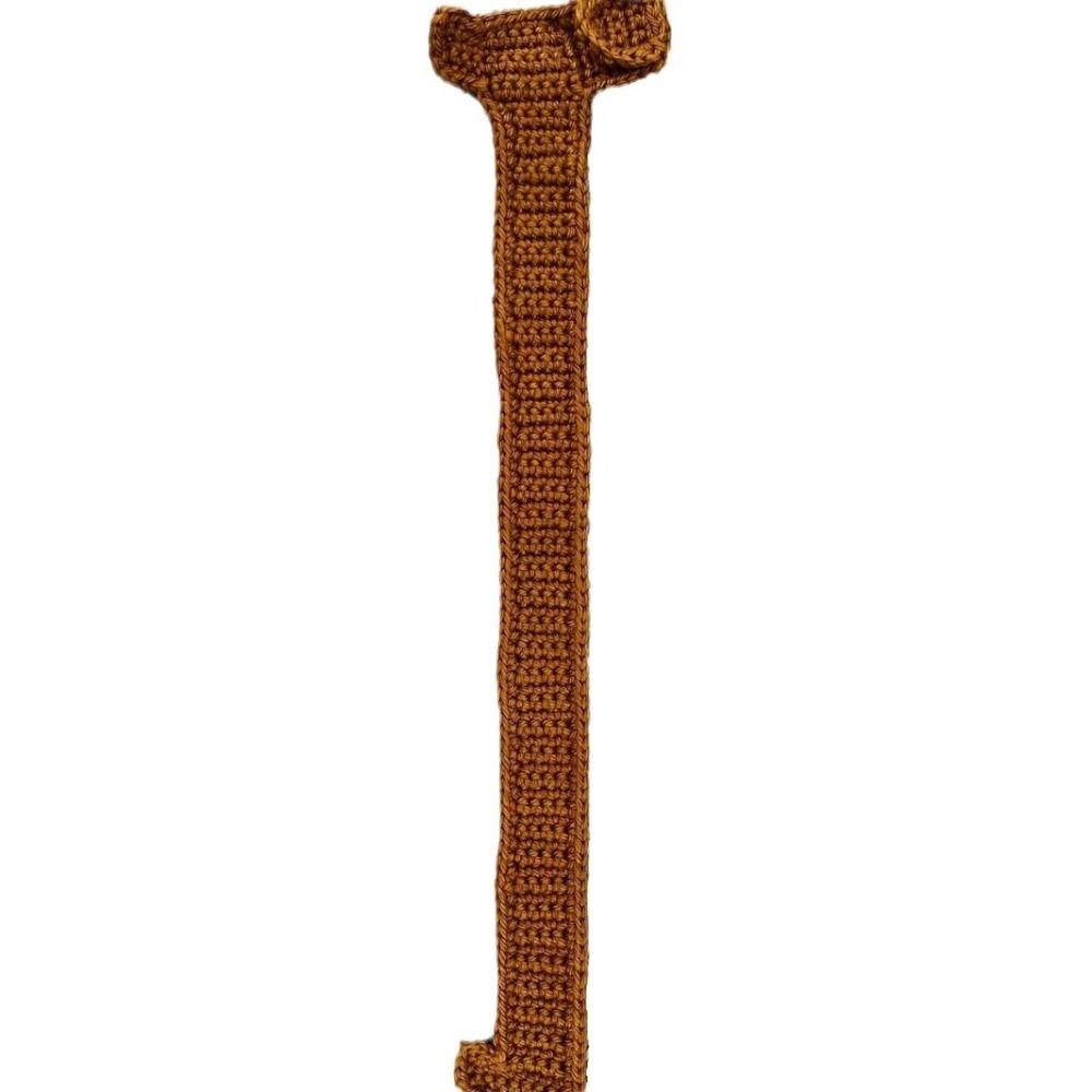 

New Cotton Dachshund Bookmark Portable Cute Crochet Dog Bookmark Durable Handmade Animal Crochet Book Marker чёрный