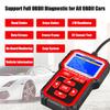 2025 KONNWEI KW681 Professional Car OBD2 Scanner Auto Diagnostic Tools 6V12V 2 In 1 Car Motorcycle OBD2 Battery Tester Tools