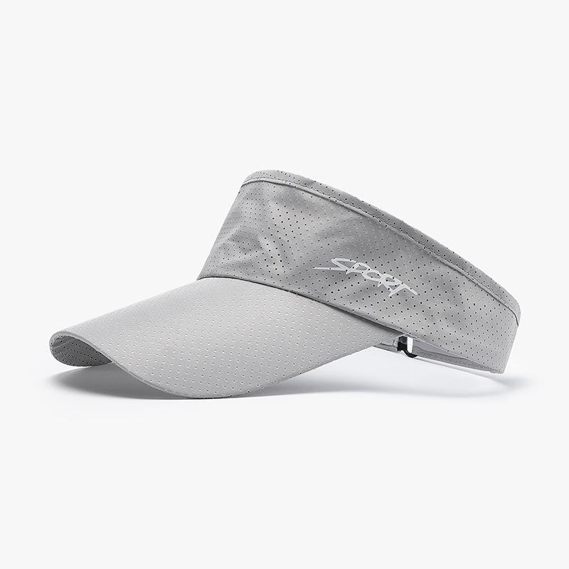 Summer Breathable Sun Visor Hat For Men Women Uv Protection Quick Dry Empty Top Sports Cap For Tennis Golf Running