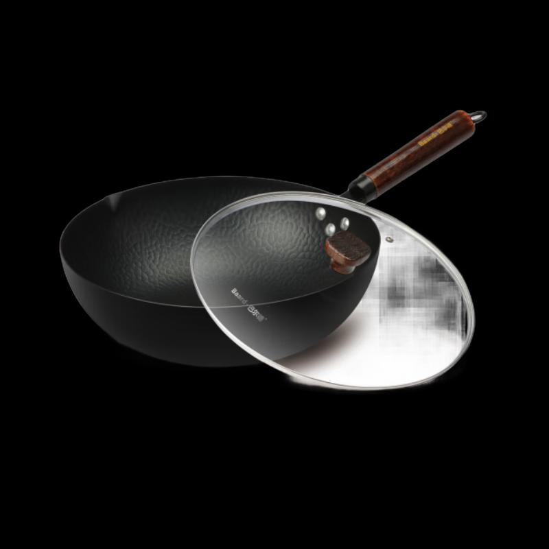 Balde Hand-Hammered Refined Iron Wok