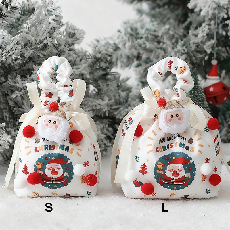 Christmas Eve Apple Packaging Bag 2025 New Fruit Gift Bag Gift Holders Children's Handheld Candy Bag