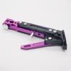 ZCJSZP Adjustable CNC Metal Motorcycle Foot Bracket Bicycle Side Bracket (Purple)
