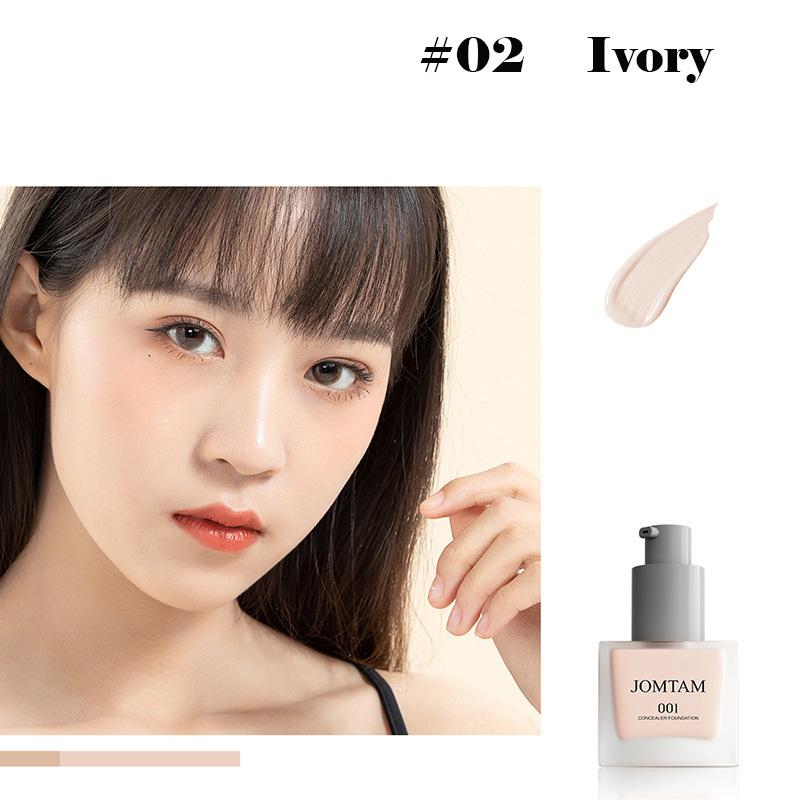 

Легкая и легкая жидкая основа-консилер, осветляющая цвет лица. Чистая и нежная жидкая основа-консилер для лица. 02 Ivory 30ml