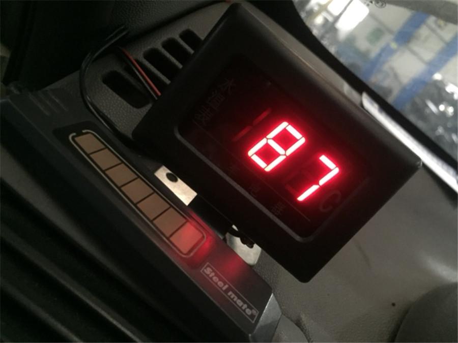 12V 24V Red Digital Water Temperature Gauges for Car + Sensor Head Plug 10MM