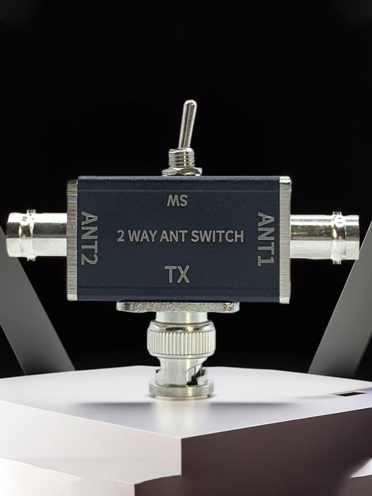 2 Way CB/HAM Antenna Coax Switches with OFF/Ground Protection 100W 0-50MHz Manual Coaxial Antenna Switches Antenna Switches
