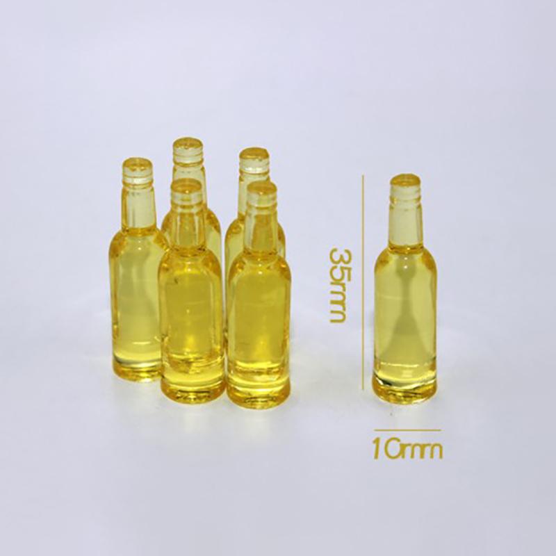 6 pezzi 1:12 Bambole Casa Miniatura Birra Vino Bevanda Bottiglia Bambola Accessori Cucina