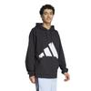 Adidas Essentials Big Logo Single Jersey Hoodie KTF16 Men's Black/White (IN6183)
