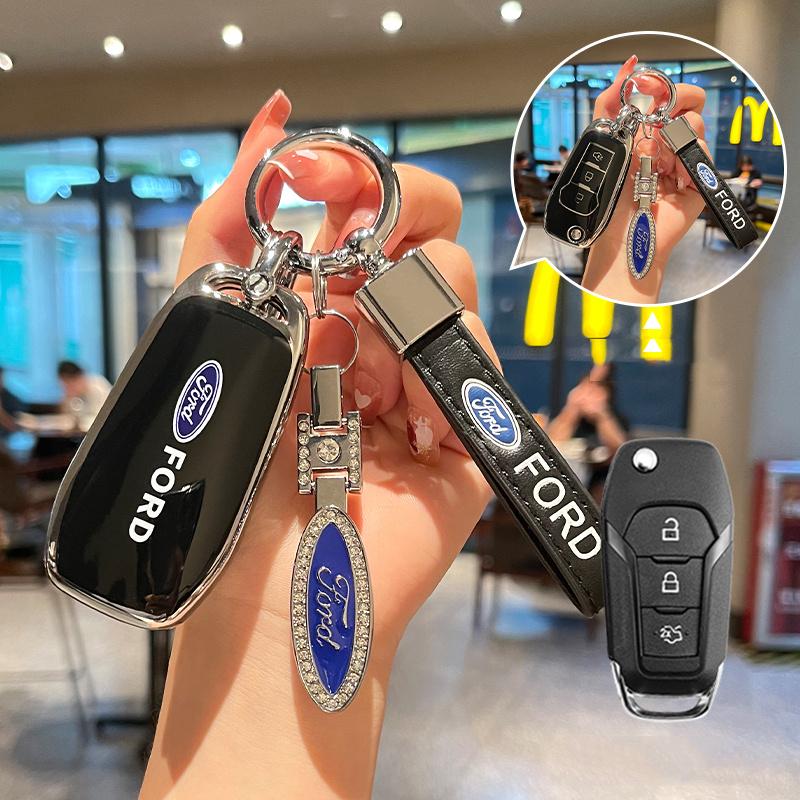 Fashion TPU Car Key Case Cover Protector Shell for Ford Figo Mondeo 5 Ecosport Fiesta Mk8 Everest Ranger Fusion Kuga Escort F150 OW8