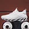2025 summer new men's shoes non-slip blade shoes men's running shoes breathable fly-woven mesh shoes sports and leisure shoes