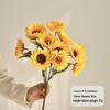 Sunflower Bouquet - Artificial Silk Flowers for Living Room, Office, Bedroom Ornaments